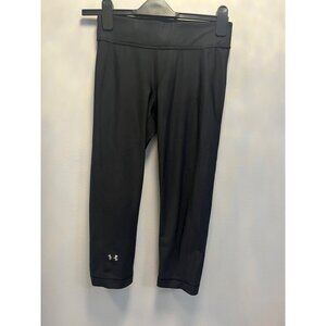 Under Armour Womens Size Medium Heatgear Compression Black Leggings